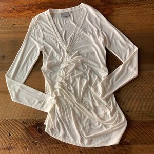 VANESSA VIRGINIA Anthro Asymmetrical Ruffle Tunic